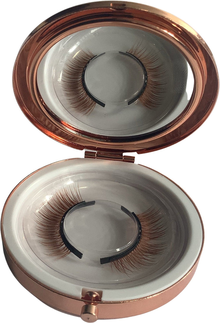 JAW DROPPER® Cruelty Free Glasses Approved Brown Magnetic Eyelash - Esthetic Magnet