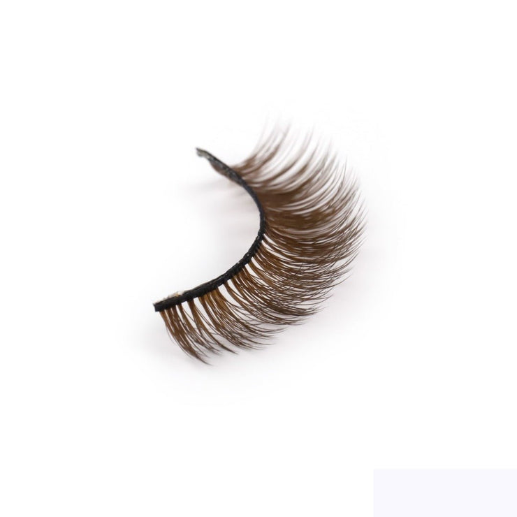 SWANKY® Cruelty Free Glasses Approved Brown Magnetic Eyelash - Esthetic Magnet